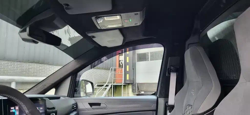 Caddy interior styling upholstery